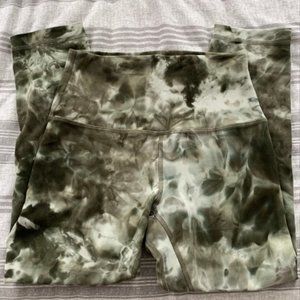 Lululemon Align 25" Leggings Diamond Dye Green